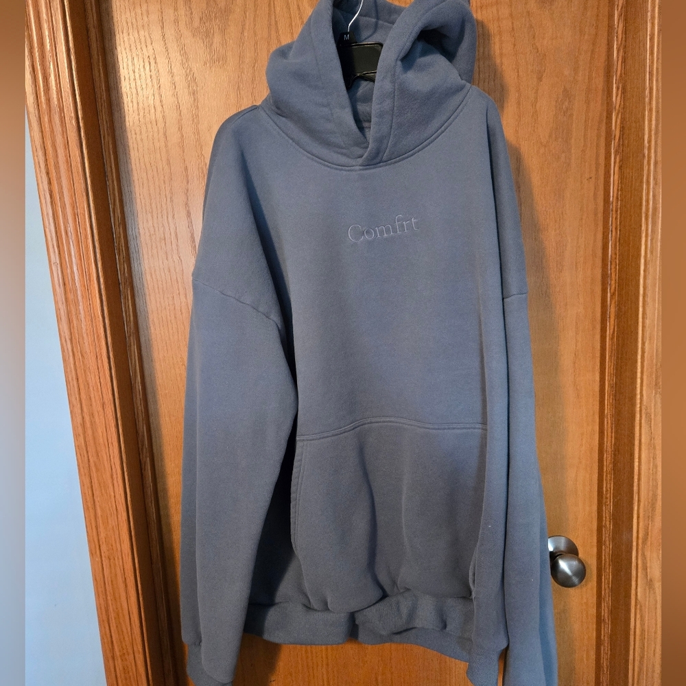 Blue Hoodie And Pant Set